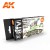 AK Interactive British Desert Colours 3G Acrylic Paint Set AK11646